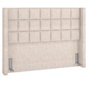 Ver imagem 2 de Cabeceira Cama Box Casal King 195 cm P05 Paris Linho Cru- Lyam Decor