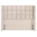 Ver imagem 5 de Cabeceira Cama Box Casal King 195 cm P05 Paris Linho Cru- Lyam Decor