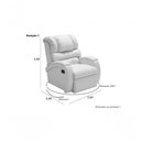 Ver imagem 4 de Poltrona Reclinável Imperial Podologia Soroterapia Motorizada e Giro Balanço Suede Marrom 379