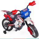 Ver imagem 6 de Moto Elétrica Infantil Motocross Para Criança +3 anos até 20kg Realista 6v Xplast - Azul