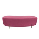 Ver imagem 4 de Puff Decorativo Orgânico Alana Suede Rosa