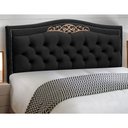 Ver imagem 2 de Cabeceira Estofada Cama Box Casal King Size Belize 195cm Veludo Chumbo - Abmaza