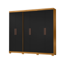 Ver imagem 1 de Roupeiro 240cm 6 Portas 4 Gavetas sem Espelho - Ssx Multicoisas