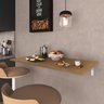 Mesa Dobrável de Parede em Mdf Avelã 95x50 - 1