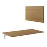 Mesa Dobrável de Parede em Mdf Avelã 95x50 - 3