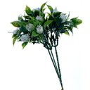 Ver imagem 1 de Kit com 10 Buquês de Mini Flor Branca com 3 Galhos