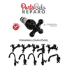Reparo para Torneiras Modelo Porto Belo Cor Preto Durín - 2