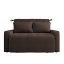 Ver imagem 2 de Sofá Cama para Sala de Estar Amora New Suede - Marrom