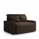 Ver imagem 3 de Sofá Cama para Sala de Estar Amora New Suede - Marrom