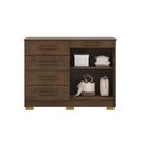 Ver imagem 3 de Cômoda Sapateira Sirius Imbuia Vila Rica