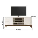 Ver imagem 5 de Rack para Tv até 60 Polegadas Titan Off White - Edn Móveis