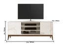 Ver imagem 5 de Rack para Tv até 60 Polegadas Titan Off White - Edn Móveis