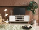 Ver imagem 2 de Rack para Tv até 60 Polegadas Titan Off White - Edn Móveis