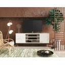 Ver imagem 2 de Rack para Tv até 60 Polegadas Titan Off White - Edn Móveis