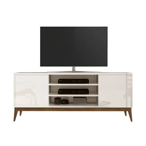 Rack para Tv até 60 Polegadas Titan Off White - Edn Móveis