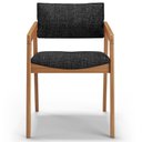 Ver imagem 7 de Kit 03 Cadeiras para Sala de Jantar Estar Living Giorgia L02 Linho Chumbo - Lyam Decor