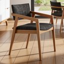 Ver imagem 2 de Kit 03 Cadeiras para Sala de Jantar Estar Living Giorgia L02 Linho Chumbo - Lyam Decor