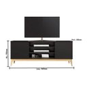 Ver imagem 5 de Rack para Tv até 60 Polegadas Titan Preto - Edn Móveis