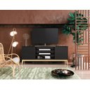 Ver imagem 2 de Rack para Tv até 60 Polegadas Titan Preto - Edn Móveis