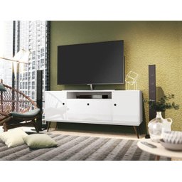 Rack para TV até 60 Polegadas Lexus Branco - Edn Móveis - 2