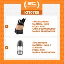 Ver imagem 2 de KIT - Faqueiro Plenus 6 Peças + 1 Moedor de Sal ou Pimenta Realce em Acrílico e Inox - Tramontina