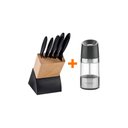 Ver imagem 1 de KIT - Faqueiro Plenus 6 Peças + 1 Moedor de Sal ou Pimenta Realce em Acrílico e Inox - Tramontina