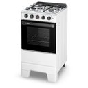 Ver imagem 1 de Fogão Esmaltec Ideal Pop 4 Bocas Branco com Forno Limpa Fácil