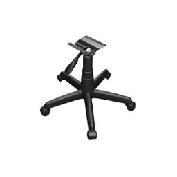 Cadeira de Escritório Executiva Lisa Base Trapézio - Martiflex - Corino Preto - 7