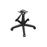 Cadeira de Escritório Executiva Lisa Base Trapézio - Martiflex - Corino Preto - 7