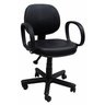 Cadeira de Escritório Executiva Lisa Base Trapézio - Martiflex - Corino Preto - 6