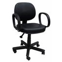 Ver imagem 6 de Cadeira de Escritório Executiva Costurada Base Trapézio - Martiflex - Corino Preto