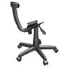 Cadeira de Escritório Diretor Job Giratória - Crepe Preto - Frisokar - 7