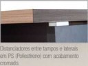 Ver imagem 4 de Mesa Escritório 1,20x0,60m - sem Gavetas - Webyaris - Marsala/Preto - 23470