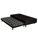 Ver imagem 2 de Cama Box Bicama Solteiro com Cama Auxiliar 88x188 Estrutura Madeira Eucalipto Reforçada para Hóspede