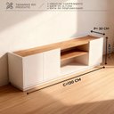 Ver imagem 3 de Rack Home para Tv 55 Polegadas Sala Moderna