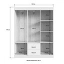 Ver imagem 4 de Guarda-roupa Casal Riveira 6 Portas 2 Gavetas - Doripel