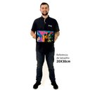 Ver imagem 2 de Quadro Decorativo Abstrato Intense em Moldura Caixa Tacolado Moldura Caixa 3cm Branca sem Vidro 20 X