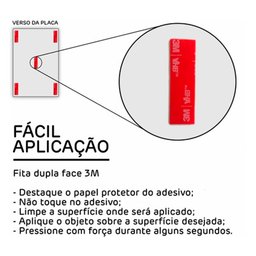 Placa de Sinalização Atenção Mantenha a Porta Fechada em Pvc - 3