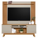 Ver imagem 6 de Painel Tv 55 Pol Lana e Rack 180cm Color Nature/off Flex L06 - Mpozenato