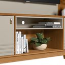 Ver imagem 7 de Painel Tv 55 Pol Lana e Rack 180cm Color Nature/off Flex L06 - Mpozenato