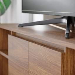 Rack para Tv Ate 70 Polegadas Omega com 2 Portas Jatoba Colibri Moveis - 10