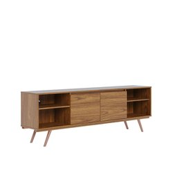 Rack para Tv Ate 70 Polegadas Omega com 2 Portas Jatoba Colibri Moveis - 5
