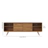 Rack para Tv Ate 70 Polegadas Omega com 2 Portas Jatoba Colibri Moveis - 8