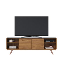 Rack para Tv Ate 70 Polegadas Omega com 2 Portas Jatoba Colibri Moveis - 3