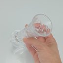 Ver imagem 5 de Vaso Decorativo de Vidro Transparente 15x5x5cm Enfeite Sala Mesa Estante Flores