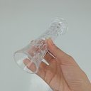 Ver imagem 4 de Vaso Decorativo de Vidro Transparente 15x5x5cm Enfeite Sala Mesa Estante Flores