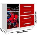 Ver imagem 3 de Cama e Cômoda Homem Aranha