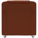 Ver imagem 6 de Kit Namoradeira + 4 Poltronas Decorativas para Sala Mila Suede Cores Pé de Plastico Cromado