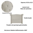 Ver imagem 2 de Cabeceira de Cama Box Estofada Sienna 140 Cm Casal Suede