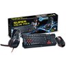 Kit Teclado Mouse e Headset Gamer Genius 31330220104 Kmh-200 Usb Preto - 1